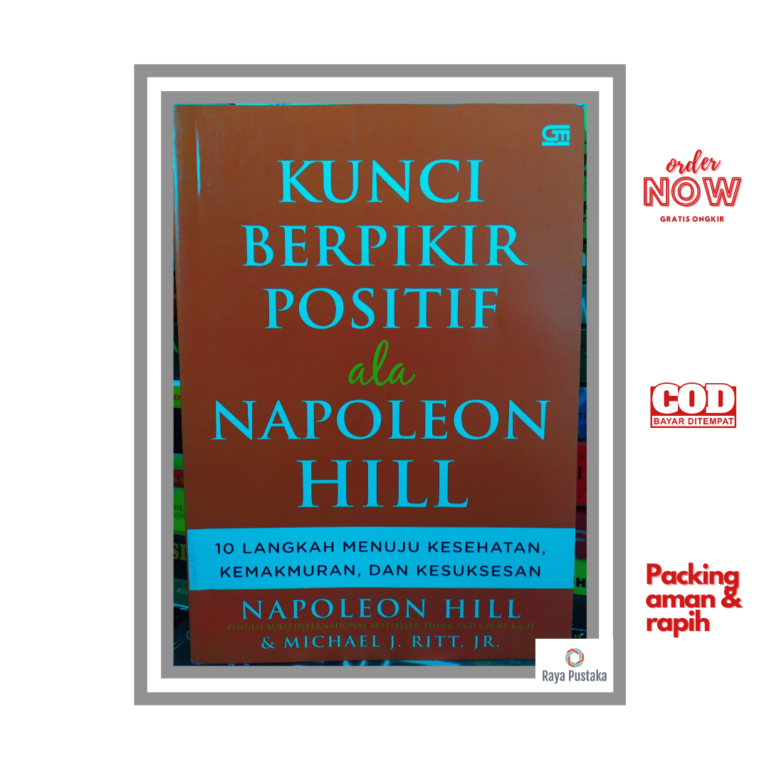 [Bisa COD] Buku Kunci Berpikir Positif Ala Napoleon Hill - 10 Langkah ...