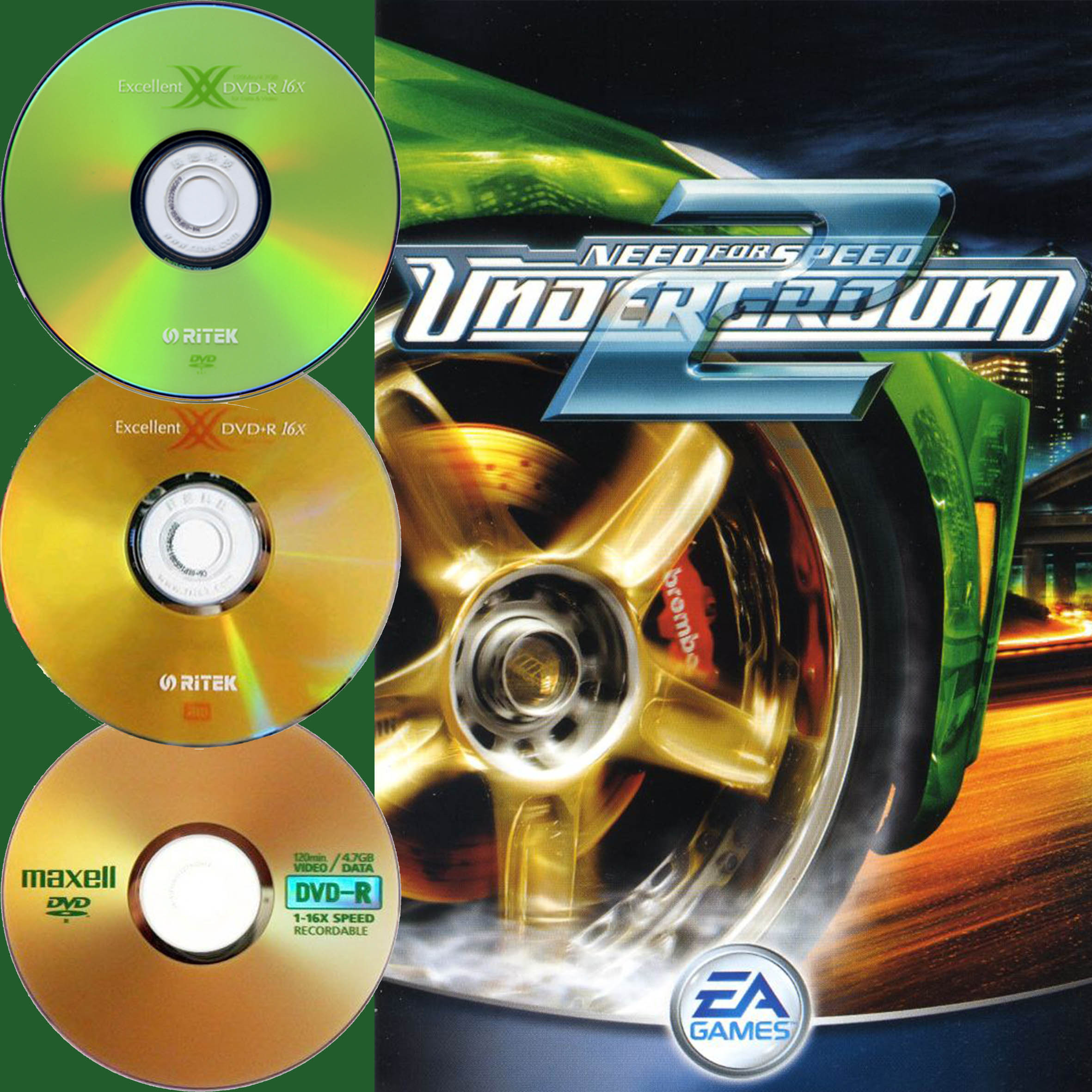 DVD Game PC Need for Speed Underground 1 and 2 Lazada Indonesia