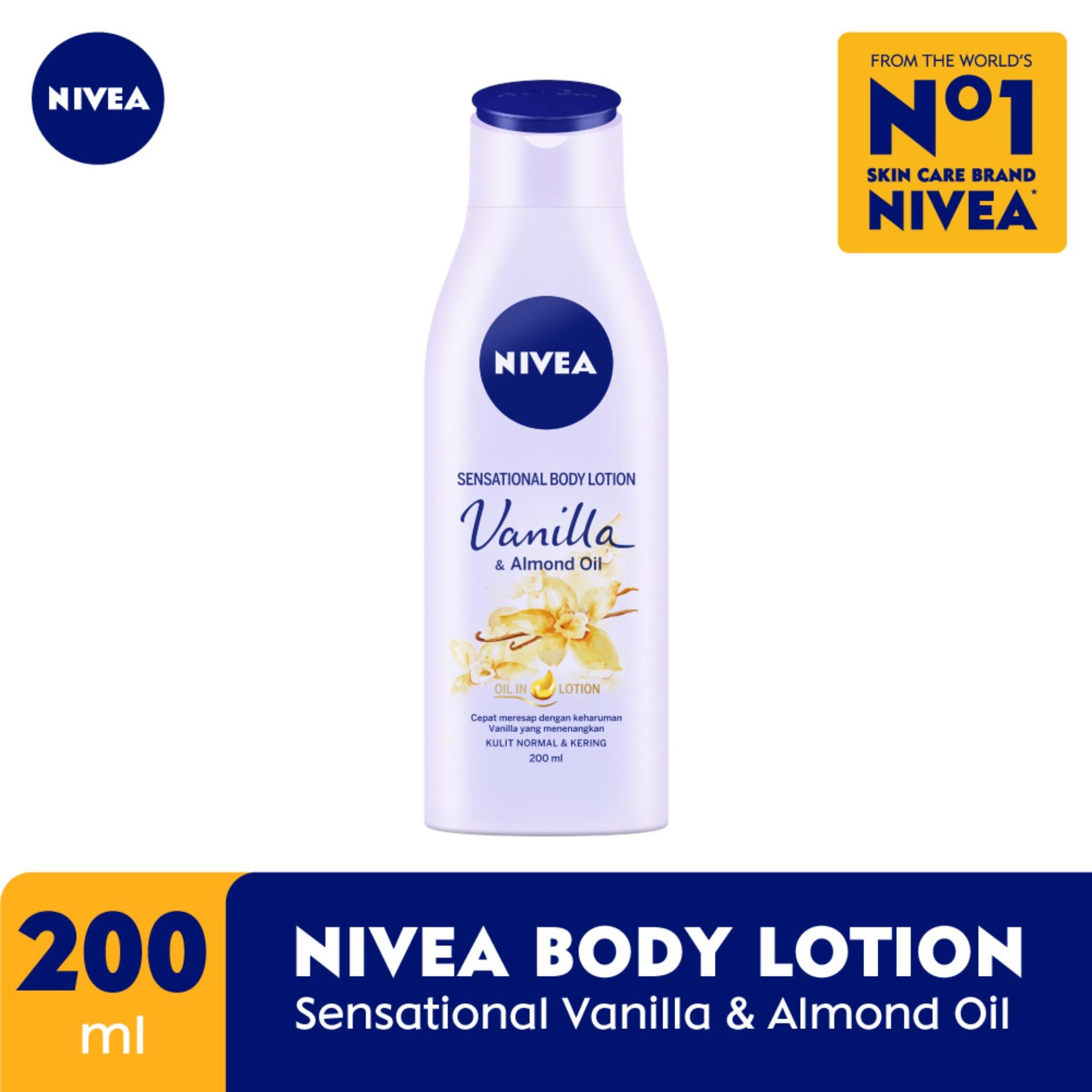 NIVEA Sensational Body Lotion Vanilla & Almond Oil 200ml Lazada