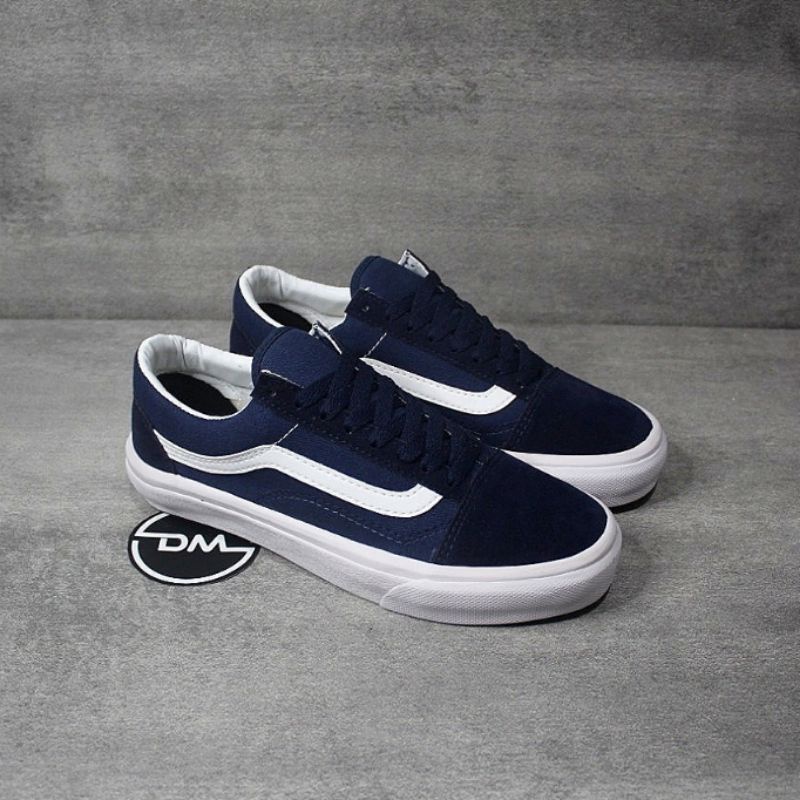 vans white blue sole
