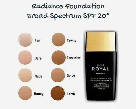 jafra royal jelly radiance foundation