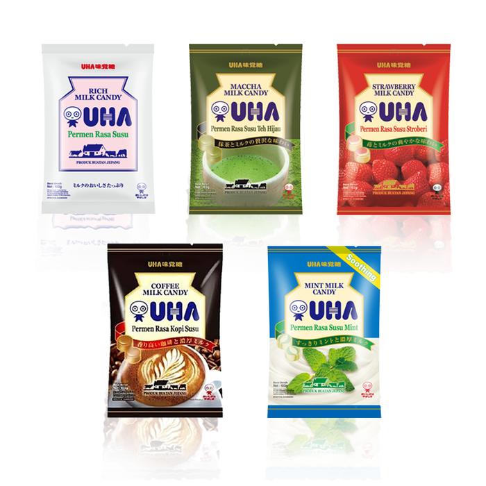 Harga Khusus ! Paket Hemat Uha All Variant Permen Milk Candy