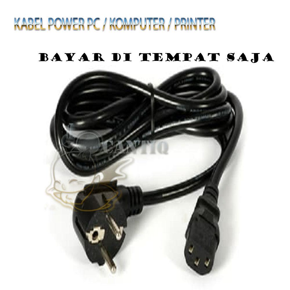 Kabel Power PC / Komputer / CPU Kabel Power For PC Cable Power Computer Kabel Power Computer Kabel Listrik Komputer / Kabel Power Printer Kabel listrik Printer Kabel Printer KABEL POWER LCD LED Kabel Komputer Cable Komputer Colokan Power -Hitam