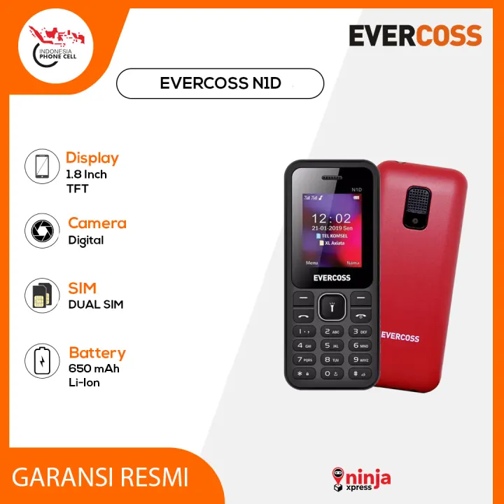 Hp Evercoss N1d Camera Phone Dual Mini Sim Support Mmc Bluetooth With Flash Light Torch Hp Jadul Antik Hp Bisa Getar Murah Garansi Resmi Lazada Indonesia