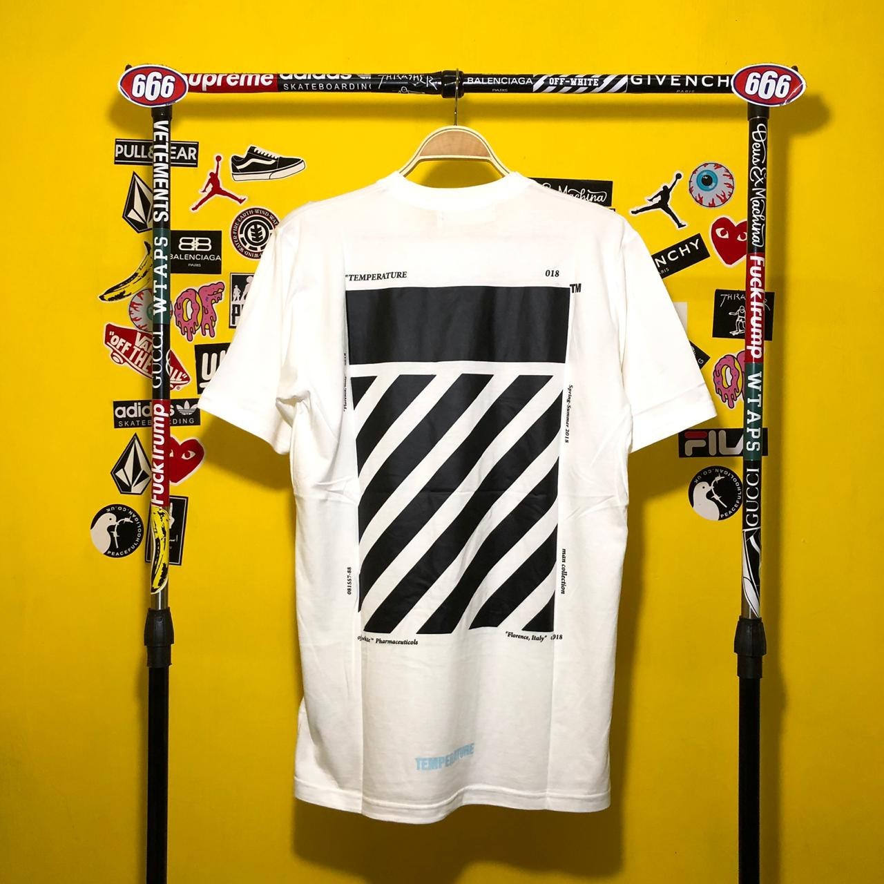 t shirt off white temperature