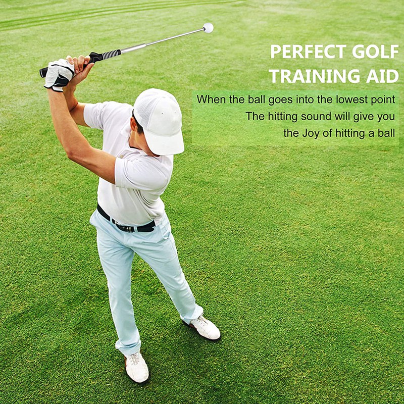 Golf Swing Trainer Aid - Power Flex Golf Swing Training Aid for Flexibility, Tempo, and Strength Golf Warm-Up Stick