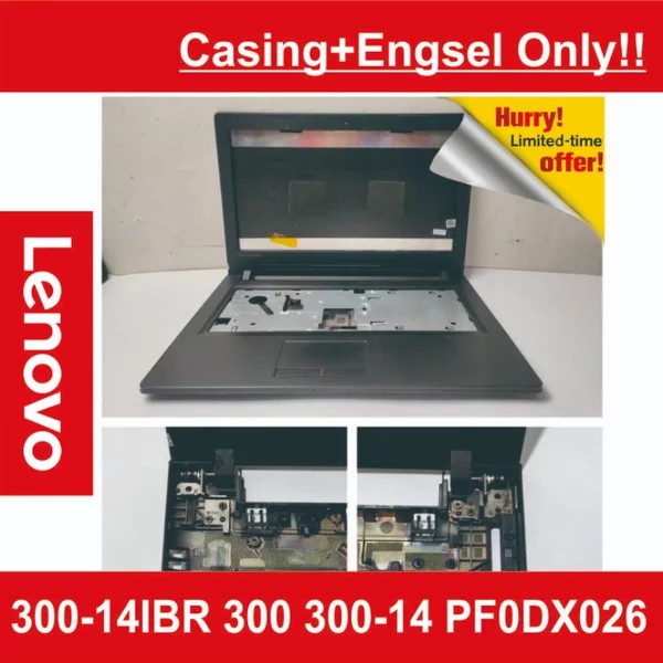CSGLEN8 CASING LAPTOP Levovo Ideapad BLACK 30014IBR 300 30014 80M2