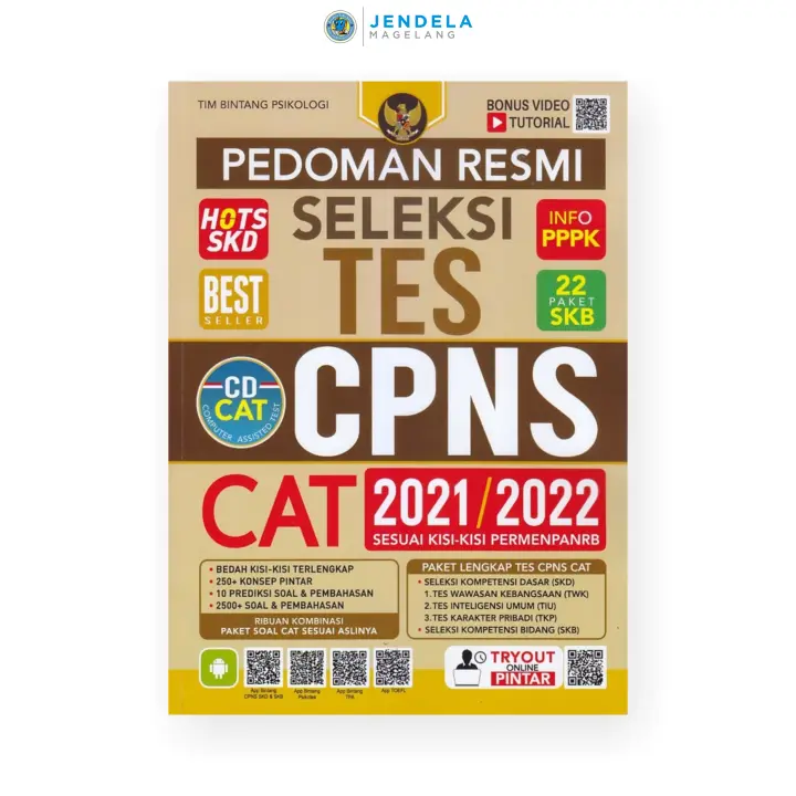 Buku Cpns Pedoman Resmi Seleksi Tes Cpns Cat 2021 2022 Cd Lazada Indonesia
