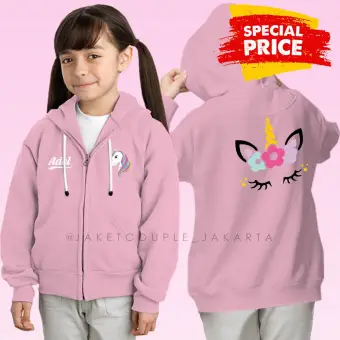 jaket hoodie unicorn