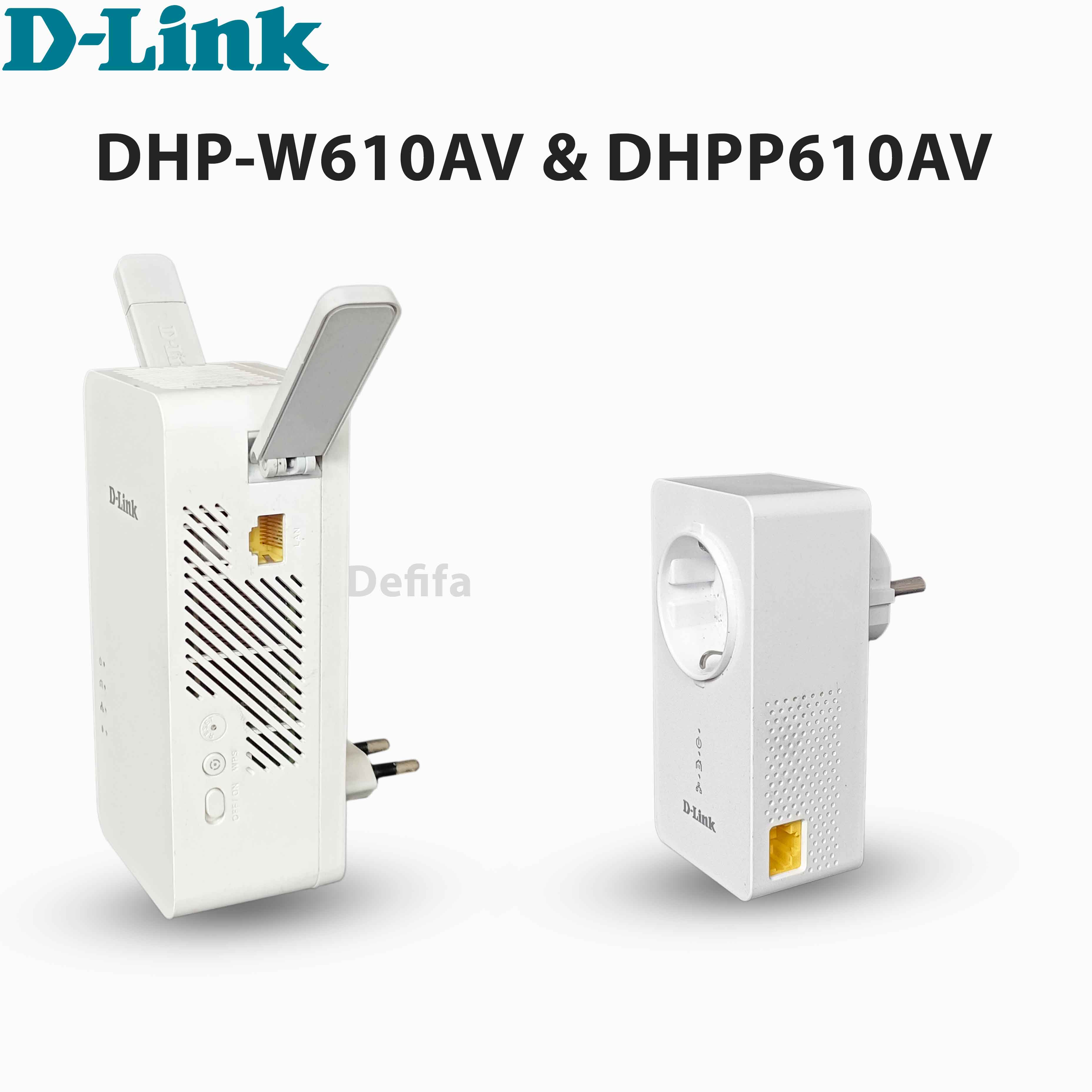 D-Link PowerLine AV2 1000 Wi-Fi AC1200 Adapter DHP-W610AV DHP