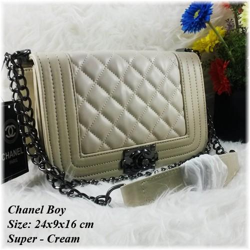 Tas Wanita Pesta Selempang Shoulder Bag Channel Boy Super Tas Wanita Terbaru Tas Fashion Import