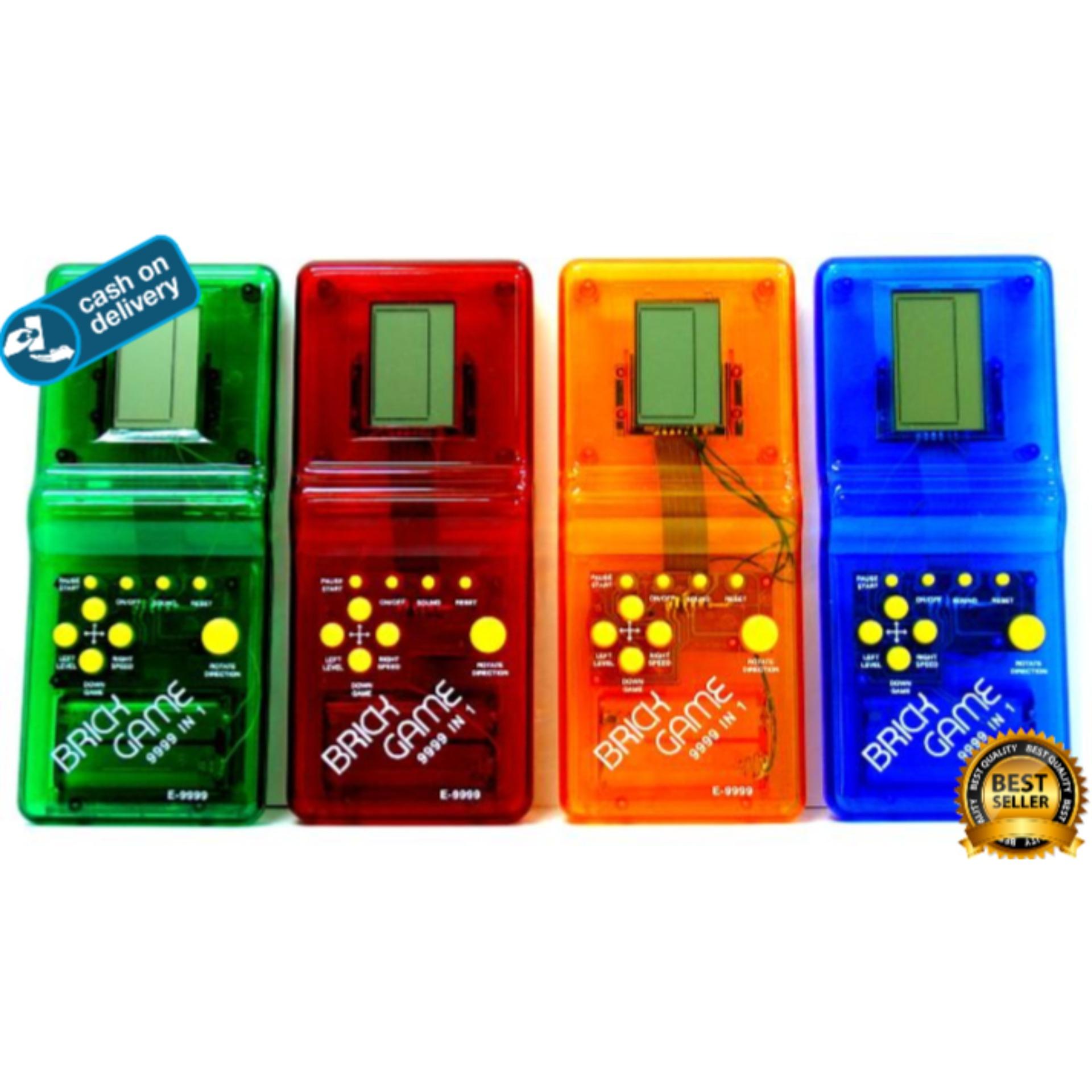Classic Tetris GAME Termasuk 2 Baterai Hand Held LCD Electronic Game Toy Brick Game Riddle Educational Masa Kecil Menyenangkan Klasik Tetris Hand Held LCD Permainan Elektronik Mainan Permainan Batu Bata Baru