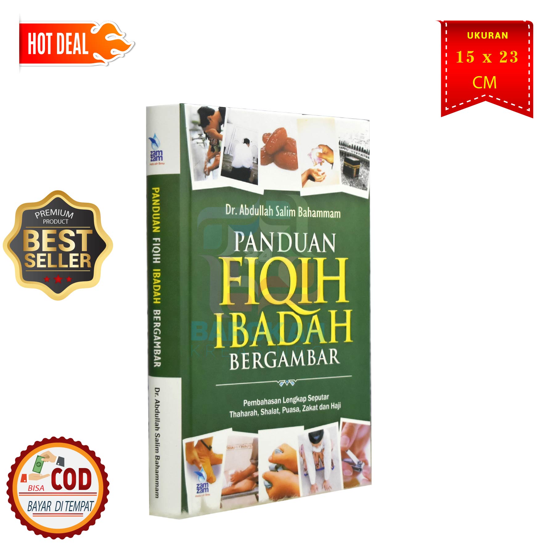 Original - Buku Panduan Fiqih Ibadah Bergambar - Hard Cover - Zamzam ...