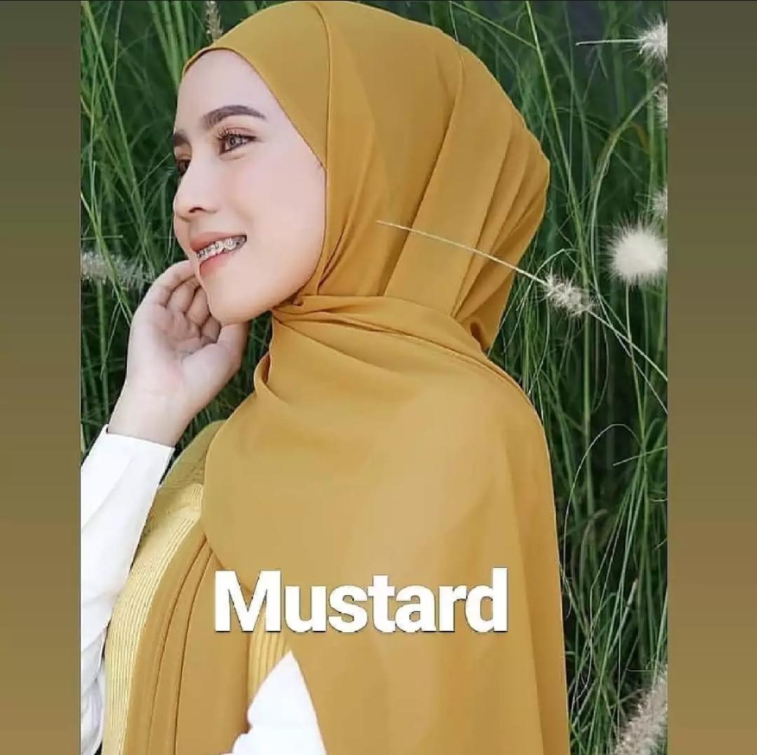 PASHMINA BABYDOLL Ceruty Import Premium - Kerudung Sabyan pasmina Ceruti