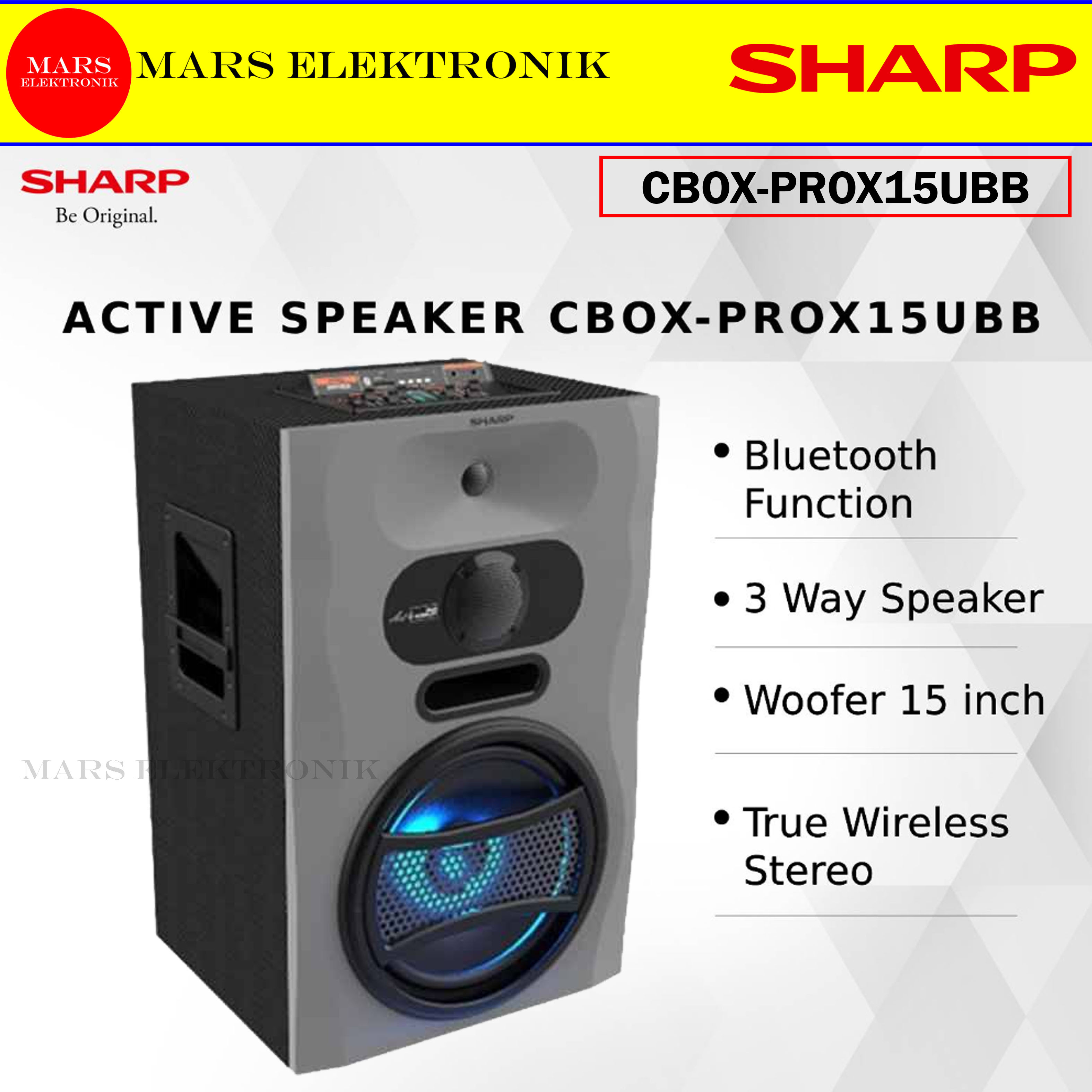 Active best sale speaker sharp