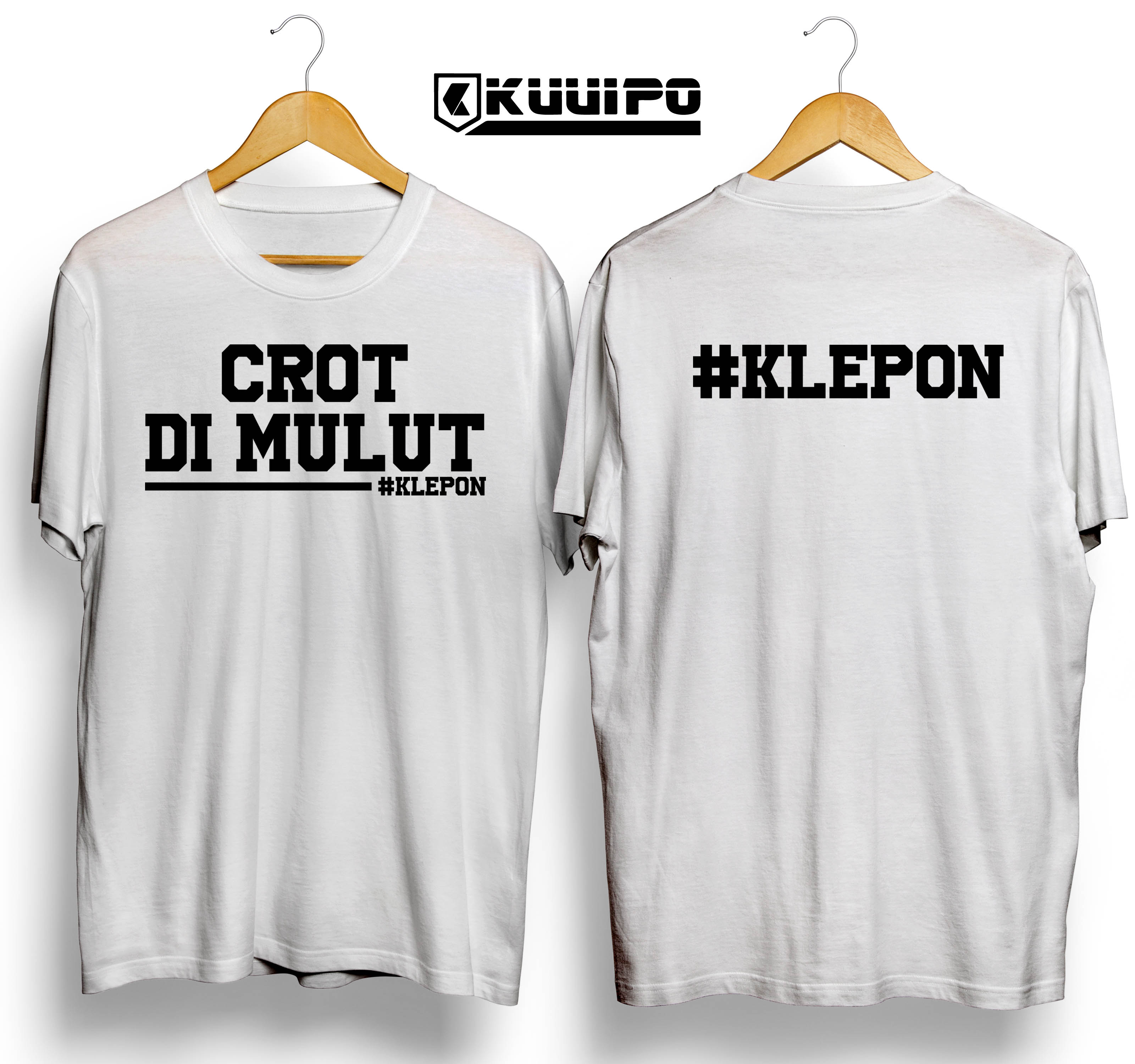 Kaos Distro Kata Kata Lucu  Crot Di Dalam #Klepon  Kaos Gokil Kocak  Terkini  Kaos Tonngkrongan Sablon Depan Belakang | Lazada Indonesia