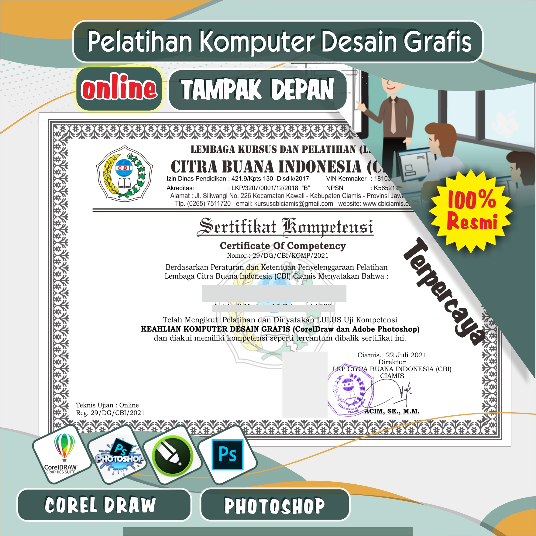 SERTIFIKAT DESAIN GRAFIS - ONLINE | Lazada Indonesia