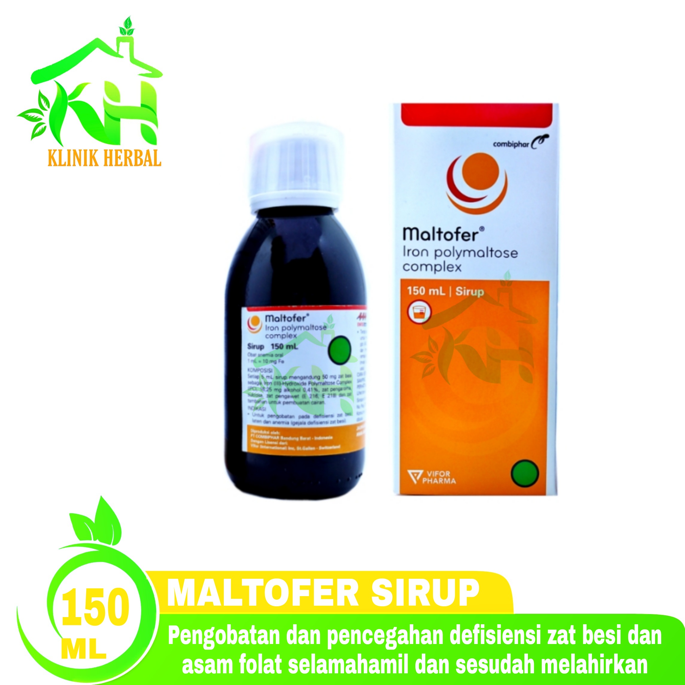 Maltofer Syrup - Sirup Obat Anemia | Lazada Indonesia