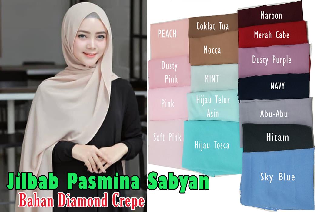 Hijab Instan Pasmina Sabyan pashmina - Jilbab Kerudung Instan Harian