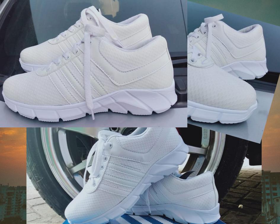 sepatu wanita adidas02 white full / sneakers pria wanita premium / sepatu running spot's terbaru