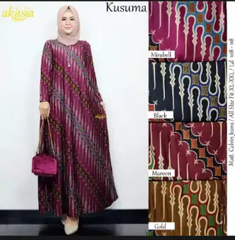 Dhayu Olshop Dress Batik Jeans Model Baju Gamis Terbaru 2019 Wanita Berhijab Gamis Renata Baju Gamis Modern Anak Muda Baju Kebaya Modern Untuk