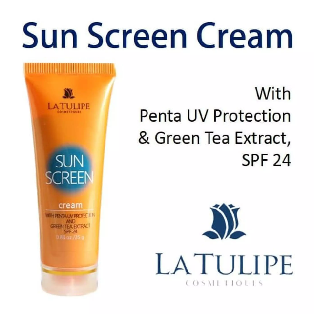 la tulipe sunscreen cream