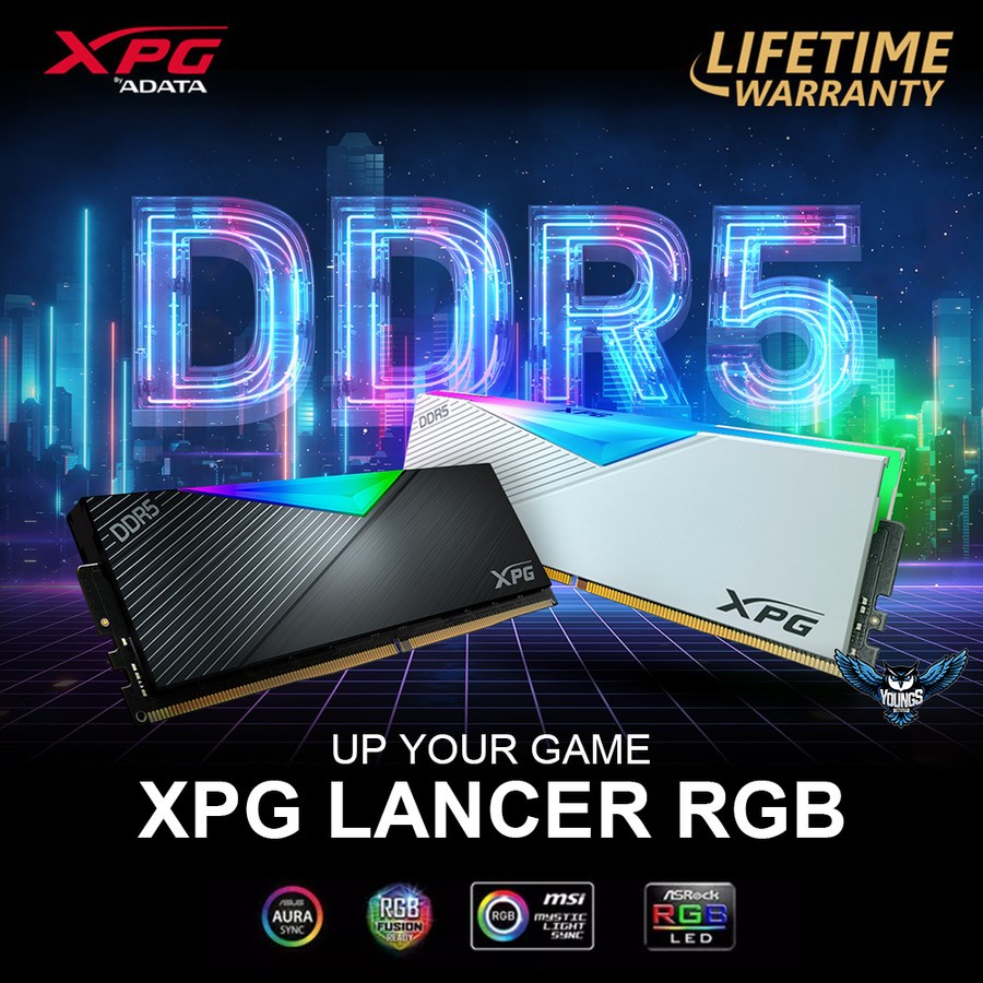 ＡＤＡＴＡ　Ｔｅｃｈｎｏｌｏｇｙ XPG LANCER Black DDR5-6400MHz U-DIMM 32GB×2 32-39-39 DUAL COLOR BOX 取り寄せ商品