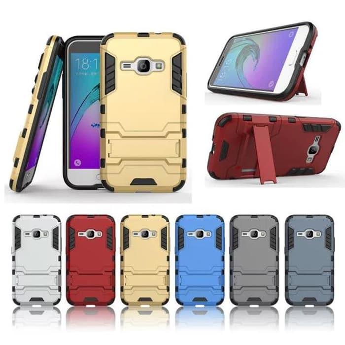 Case Ironman Series With Kick Stand Samsung Galaxy J1 Ace