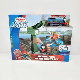 thomas trackmaster demolition at the docks