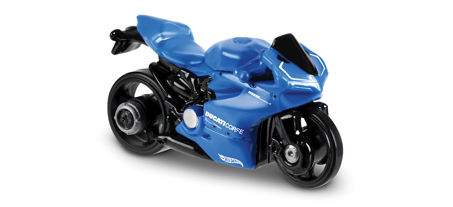 hot wheels blue motorcycle