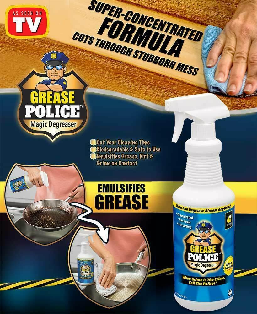 Byssherer 30ml Grease Police Magic Degreaser As Seen On TV Degreaser