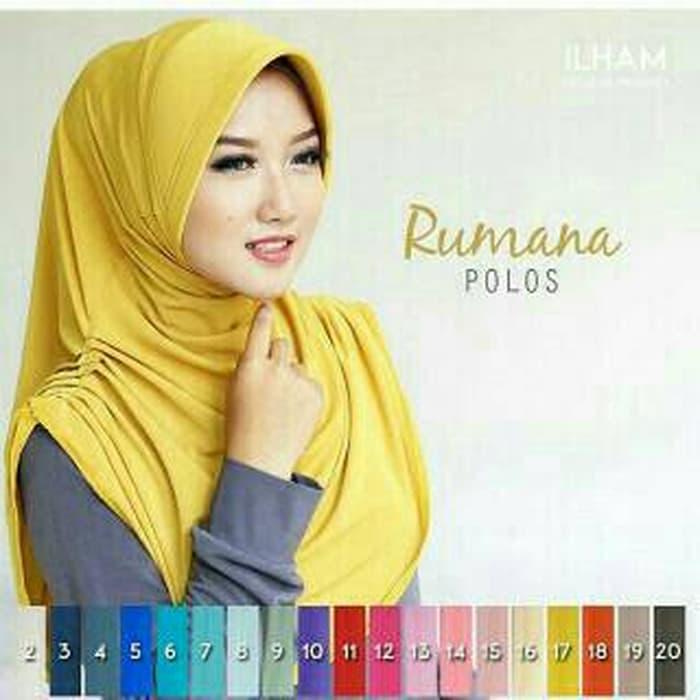 PROMO hijab instan RUMANA POLOS | jual jilbab dan kerudung murah TERBARU