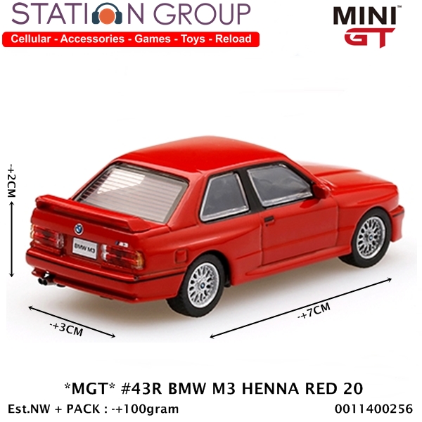 MINI GT #43R BMW M3 HENNA RED 1-64 20 - DIECAST | Lazada Indonesia