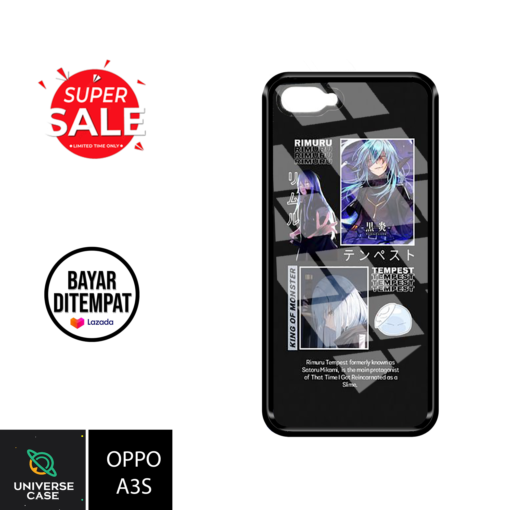 CASE OPPO A3S Casing OPPO A3S Terbaru UNIVERSE CASE ANIME
