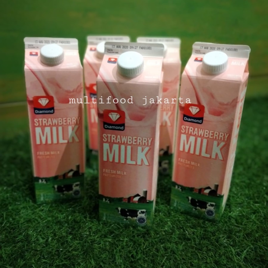 fresh milk / susu diamond strawberry | Lazada Indonesia