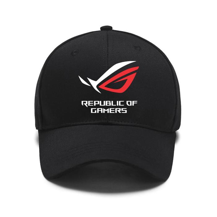 topi jaring/topi trucker/topi gamer ROG republic of gamers