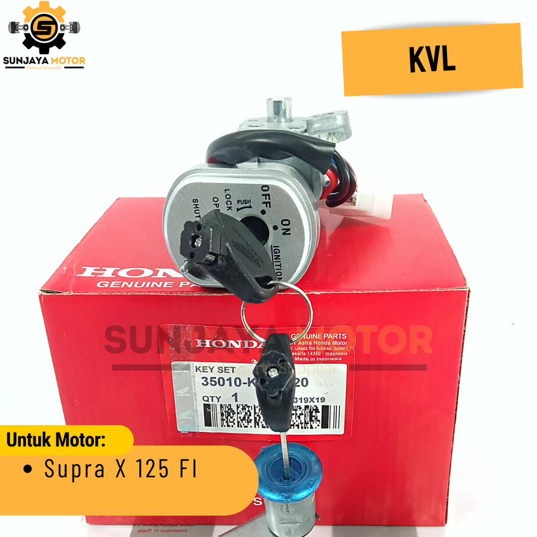 Kunci Kontak Set KVL Keyset Konci Kontak Original Honda Supra X 125 FI