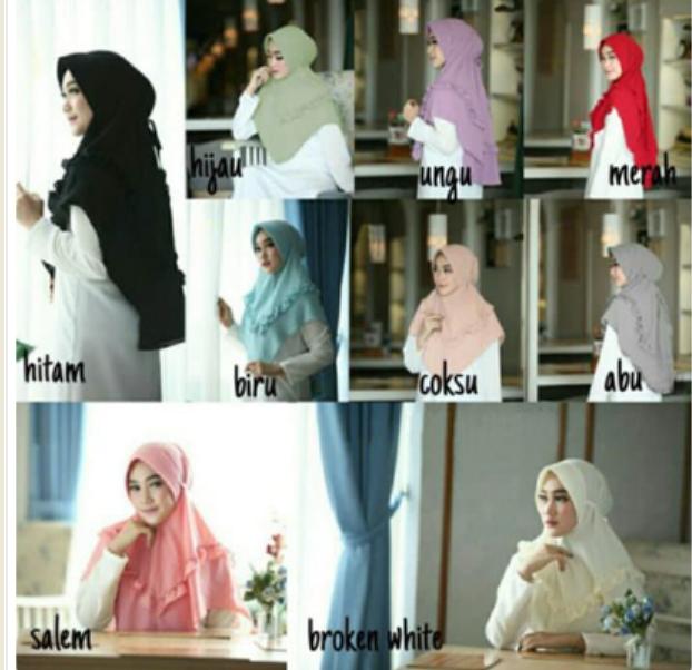 Jilbab Hijab Instan Madu Instant