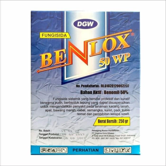 Obat Pertanian Pembasmi Jamur Fungisida Benlox 50wp 250 Gram Lazada Indonesia