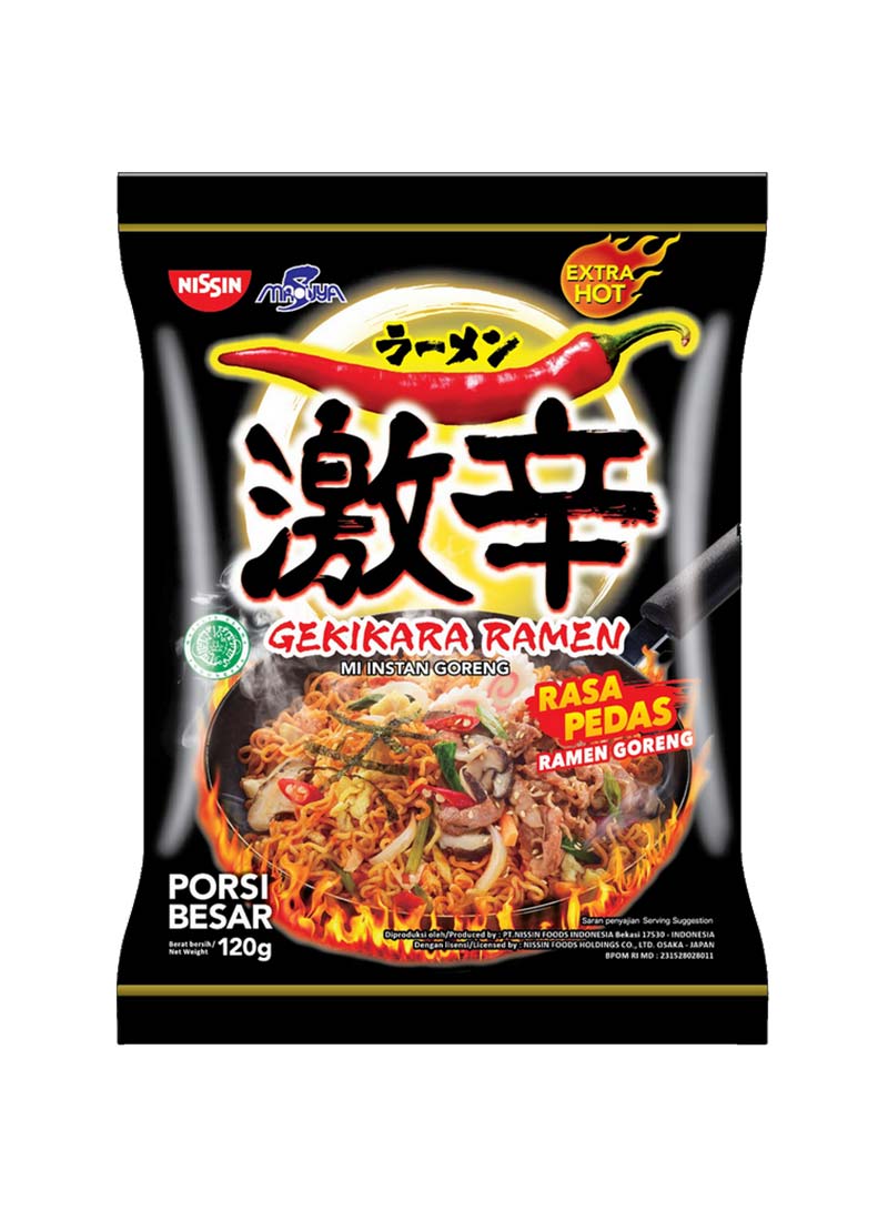 Nissin Mie Goreng Gekikara Ramen Pedas 120 gram
