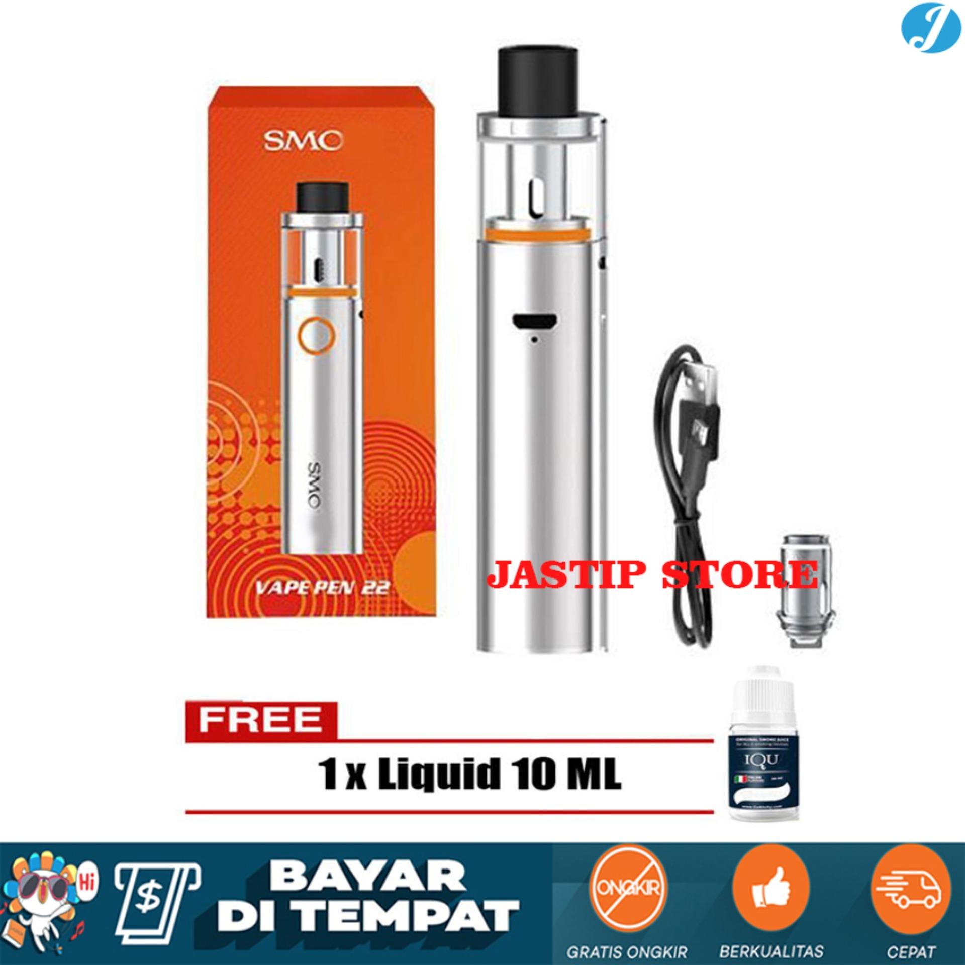 Paket Siap Ngebul Vape Murah SMOKE Pen 22 Kit Rokok Elektrik Vape + Free Liquid