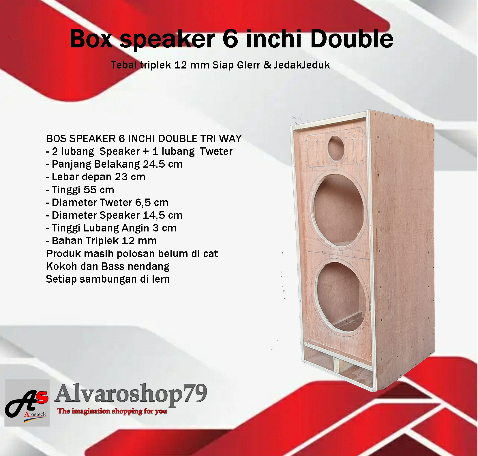 Box speaker 6 5 2024 inch