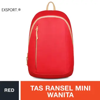 mini backpack red