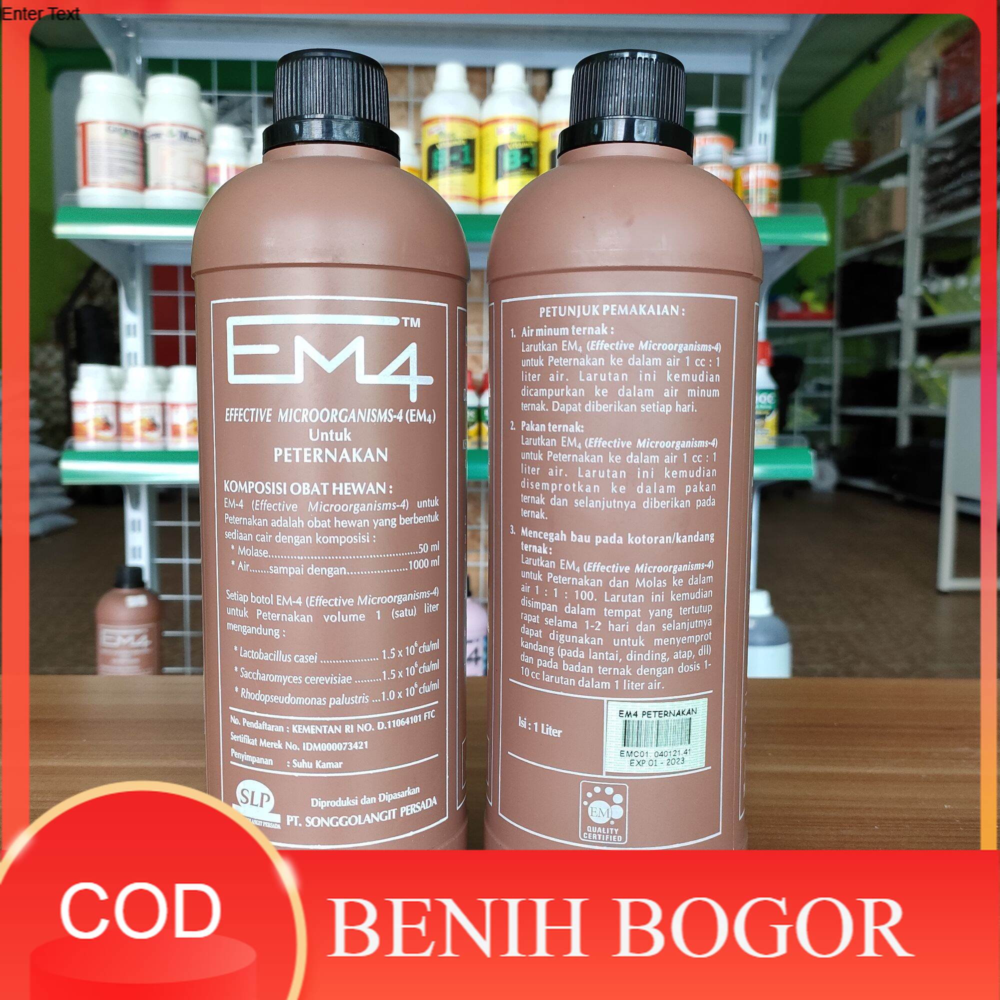 ORIGINAL EM4 / EM 4 Untuk Peternakan 1 Liter. EM4 Peternakan 1 Liter ...