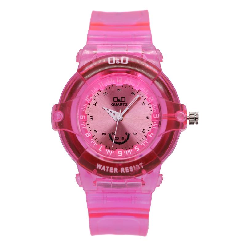 Q&Q 001 - Jam Tangan Fashion Wanita & Pria QQ/QnQ - Bahan Tali Rubber Strap - Analog Model Terbaru