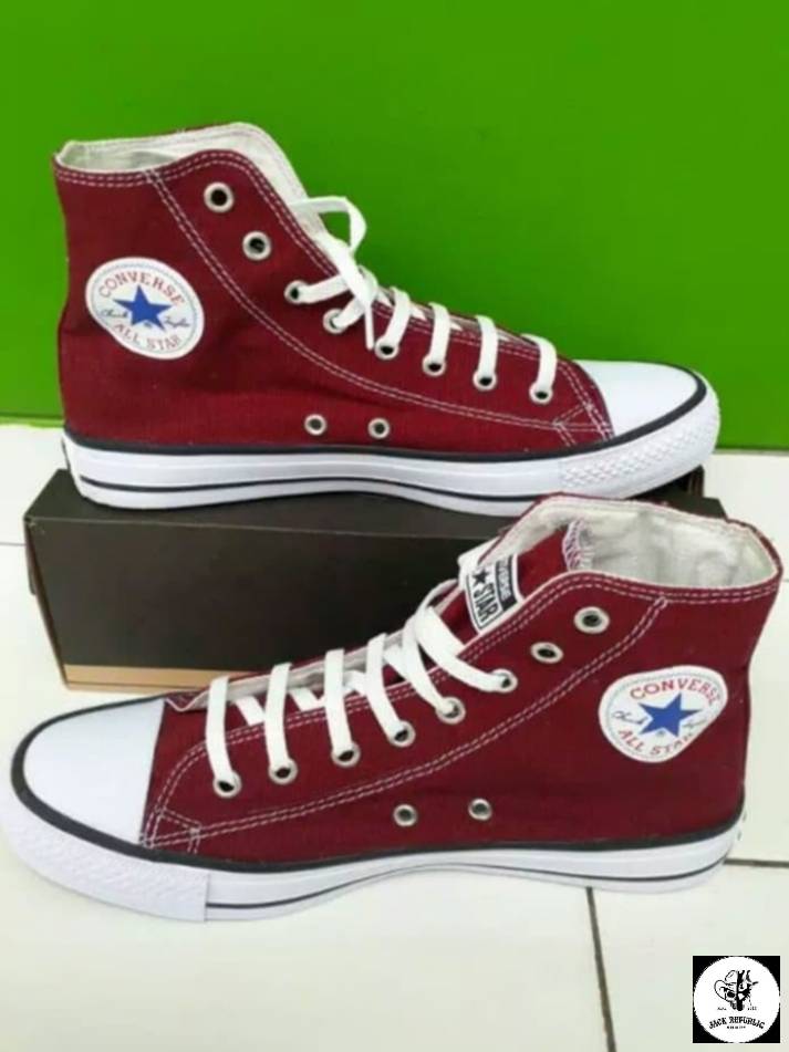 (BISA COD) SEPATU CONVERSE_99 ALLSTAR TINGGI BOOT HITAM ABU BIRU MERAH MAROON SNEAKERS