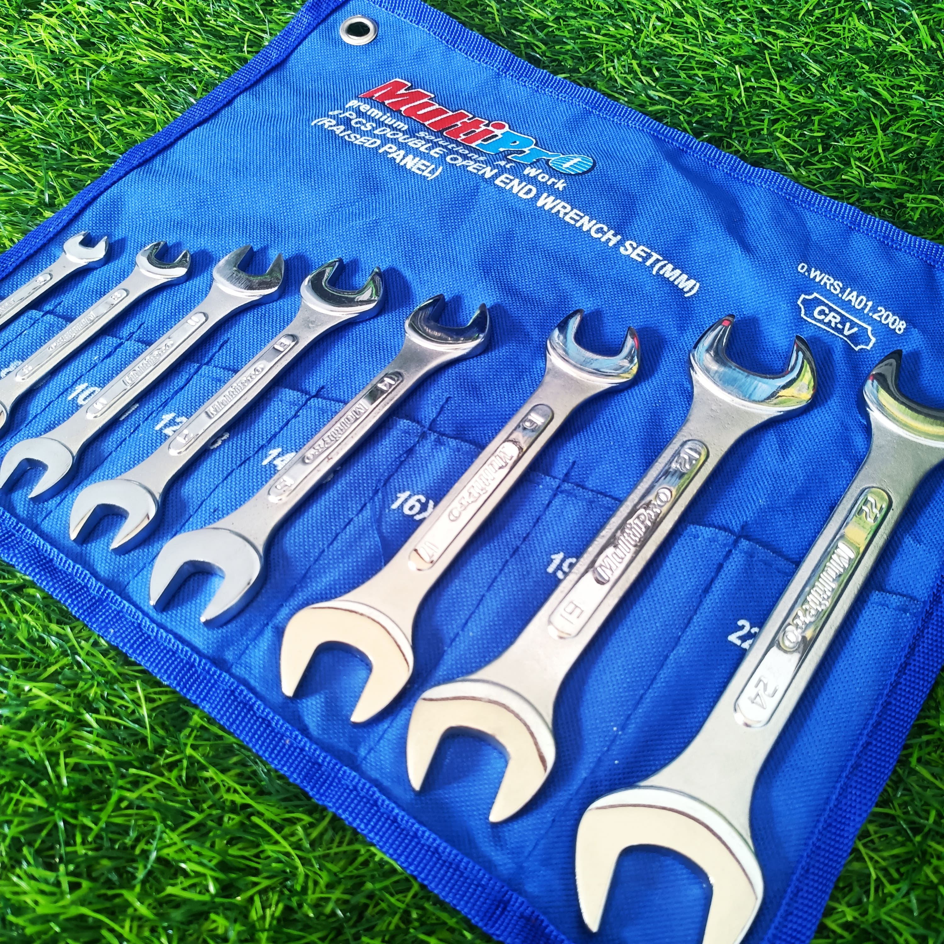 KUNCI PAS 8PCS DOUBLE OPEN END WRENCH SET MULTIPRO / kunci 1set lengkap