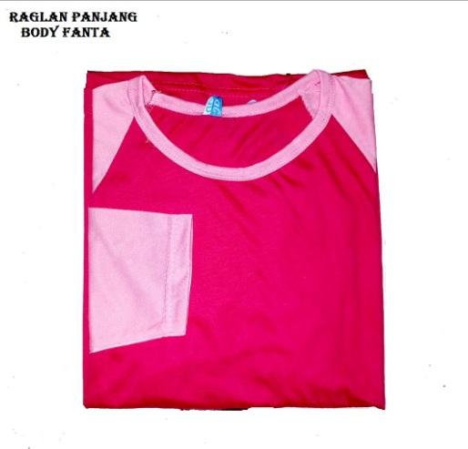 Fashion RGL.W Baju Kaos T-Shirt Raglan Warna Jumbo Lengan Panjang Murah /Kaos Wanita Kekinian
