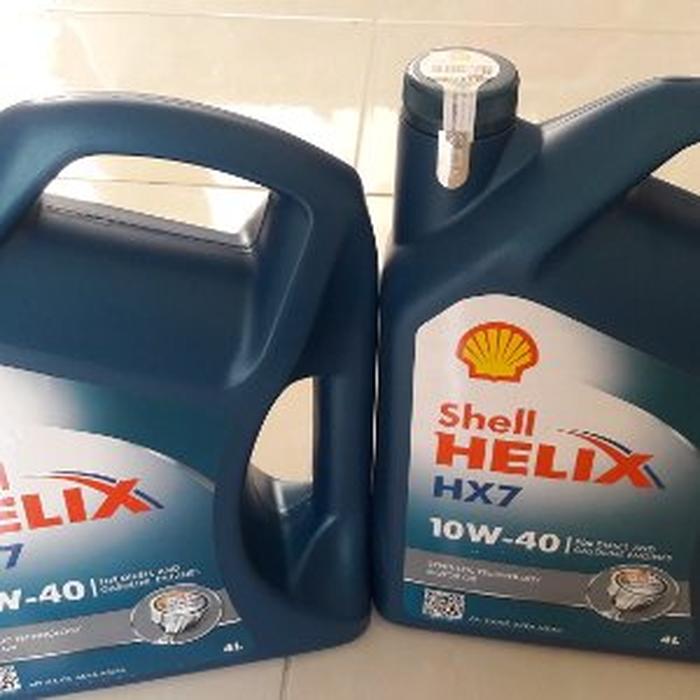 Oli mobil shell helix hx-7 sae 10w-40