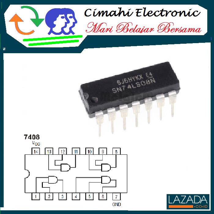 IC 7408 74LS08 TTL AND Gate 2 Input | Lazada Indonesia